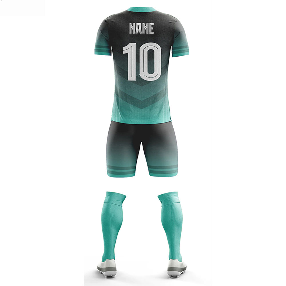 National Apparels 2024 Latest Design Soccer Uniform Set New Arrival Team Name Men Soccer Sports Football Uniforms For Sale